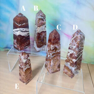 Red Jasper with Quartz Towers 🎉 FINAL SALE!! 🎉